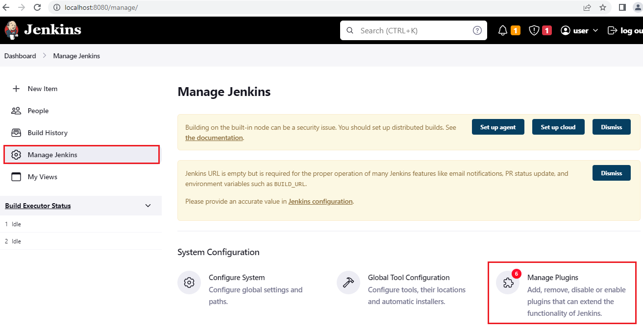 Manage Jenkins