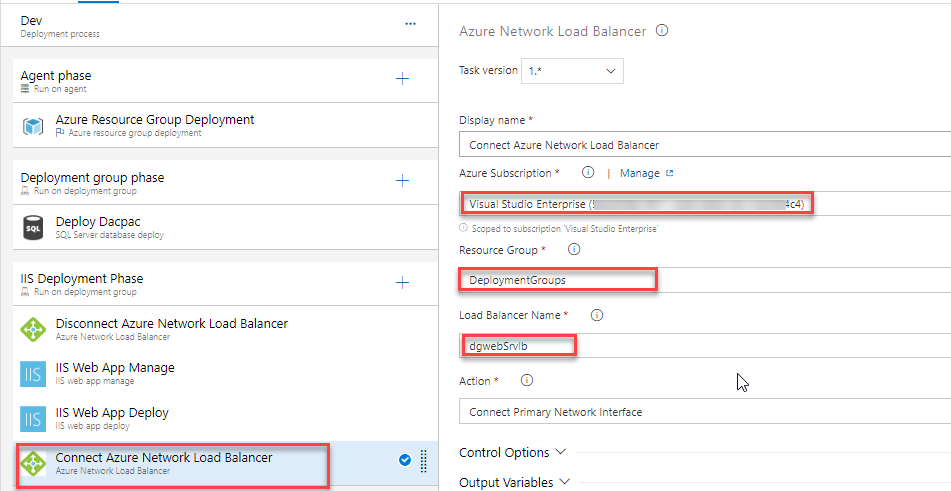 Connect load balancer